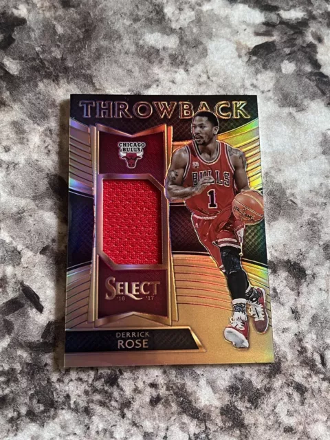 2021-22 Select Basketball Derrick Rose Throwback Patch Tie-Dye
