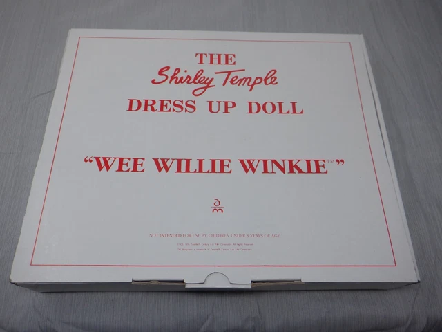 Doll Clothes - Shirley Temple Wee Willie Winkie - New In Box