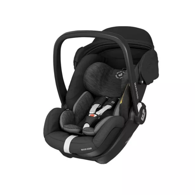 Asiento de coche para bebé reclinable plano de mármol Maxi-Cosi tamaño i con base ISOFIX