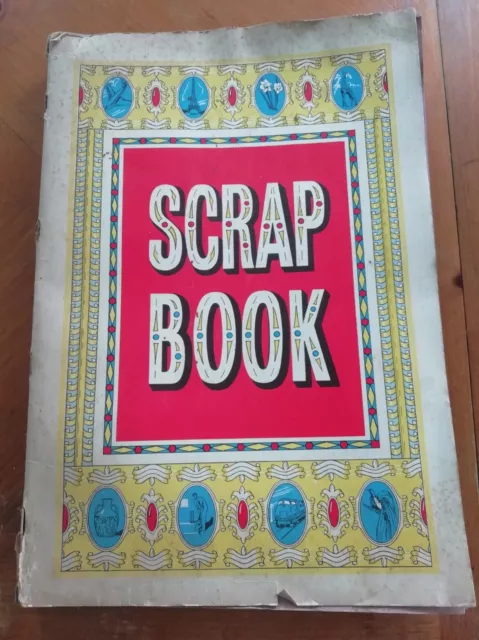 1960’s Scrapbook ~ Half Full Scrap Book. See Photos. 1964. Cover Loose.