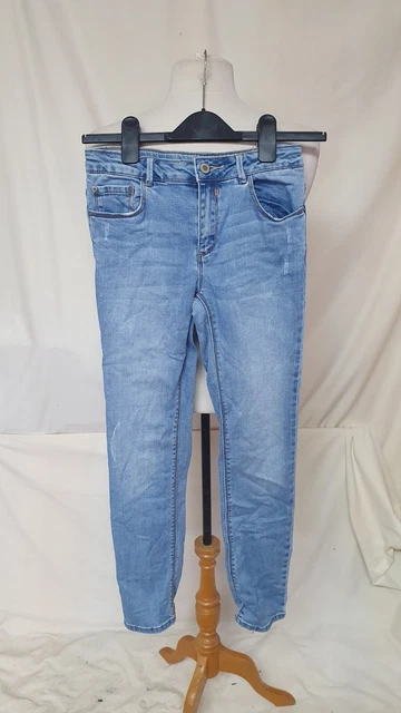 Jeans ragazza, Zara, vita 26"", gamba interna 27"", lunghezza 34,5"", azzurro, 0733