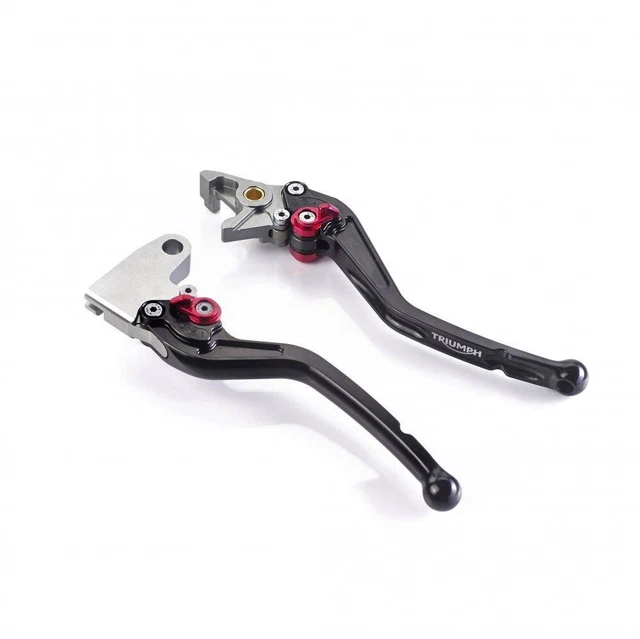 Leviers De Frein Et D'embrayage CNC Pour Triumph Street Triple R 765 (2020-2024) - Aluminium Réglable, Noir 177mm