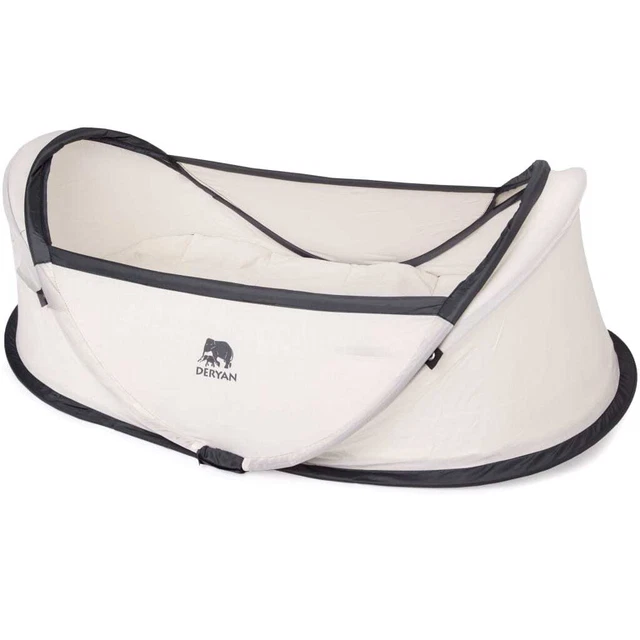 DERYAN Pop-up Reisebett mit Moskitonetz Infant Baby Creme Babybett Zelt Bett ...