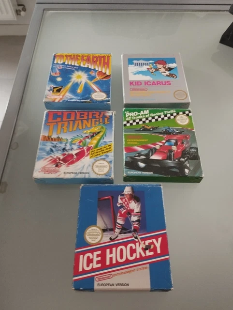 Lot De 5 Jeux Nintendo NES Small Box ! Rare !