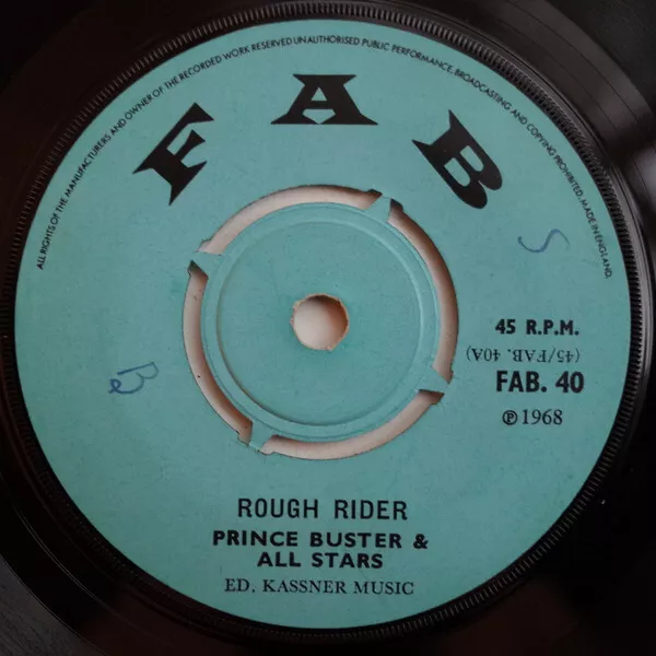 Prince Buster's All Stars / Prince Buster - Rough Rider / 127 Orange Street (7")