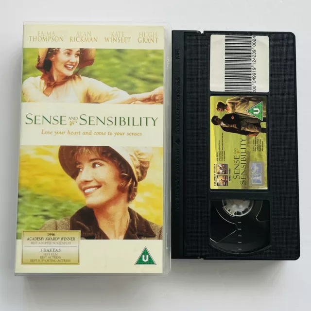 Sense and Sensibility (1995) VHS - Emma Thompson / Kate Winslet / Alan Rickman