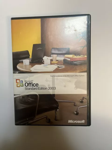 Microsoft Office Standard Edition 2003 Retail Upgrade w/product key USED -S1