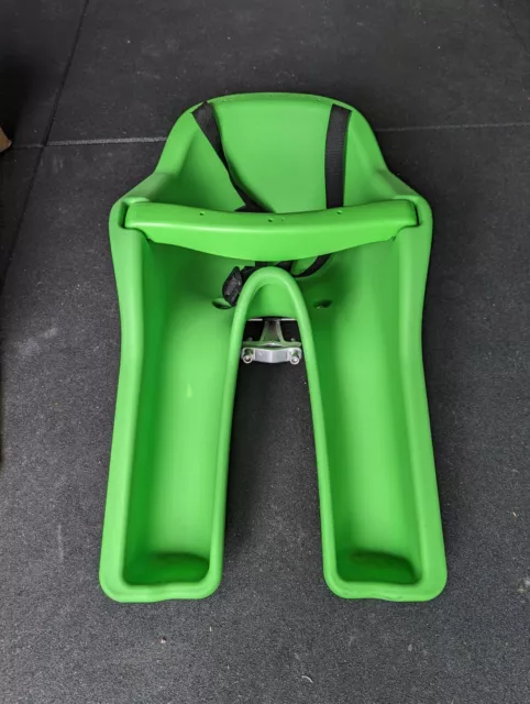 Ibert Safe-T-Seat Front Mount 26`/27.5`/700C Green Child Toddler Front Bike Seat