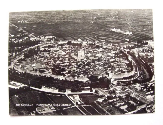 CARTOLINA CITTADELLA Padova Panorama aerea 1952 EUR 8 99