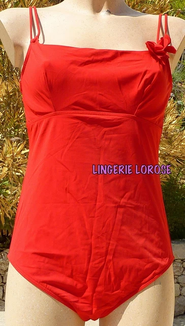 Maillot De Bain 1 Pièce RASUREL - Taille 2C/FR85C - Gris - Neuf Dégriffé