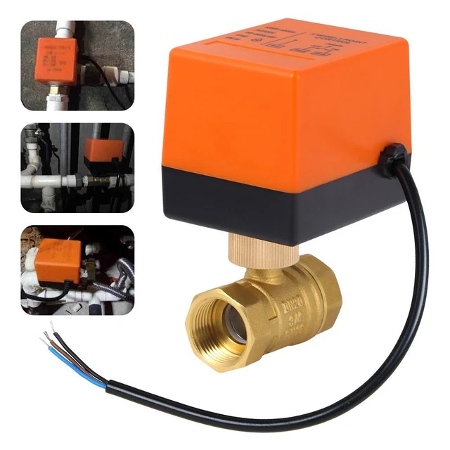 Orkli Zwei-Wege-Zonenventil 3/4 Zoll AG - Mit Motor Für Heizung & Solar