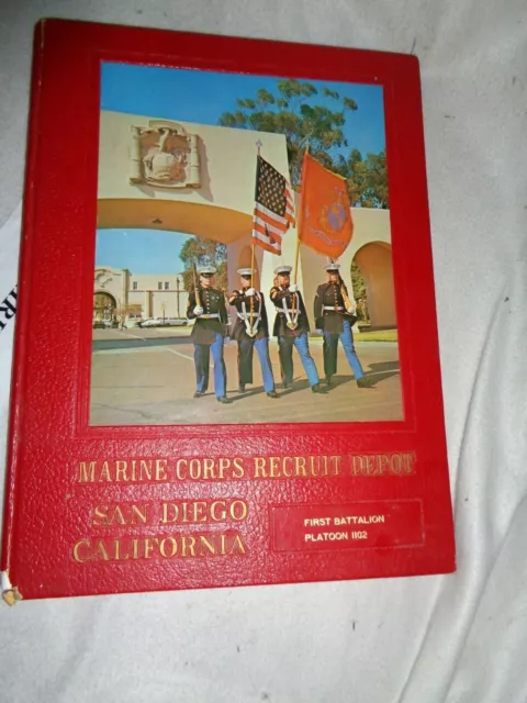 Marine Corps RECRUIT DEPOT MCRD San Diego 1975  Alpha Company Yearbook 1102