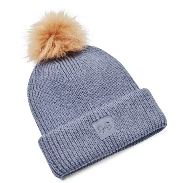 Under Armour Womens Halftime Ribbed Pom Beanie Hats