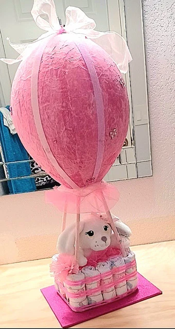 Hot Air Balloon Diaper Cake