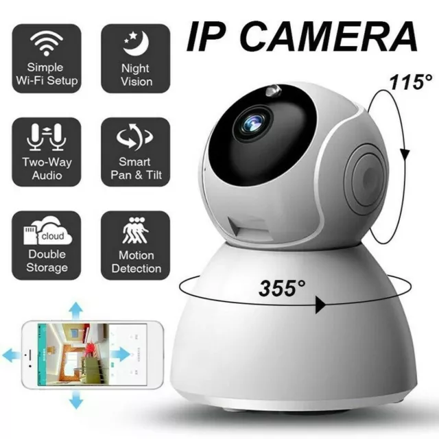 Wifi HD 1080P IP Security Camera Wireless CCTV Home Baby Monitor IR Night Vision