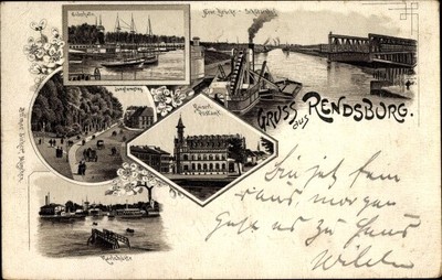 LITHO RENDSBURG IN Schleswig Holstein, Jungfernstieg, Karlshütte