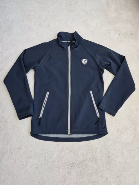 Horseware Ireland Size S Equestrian Jacket Blue Soft Shell Waterproof Full Zip