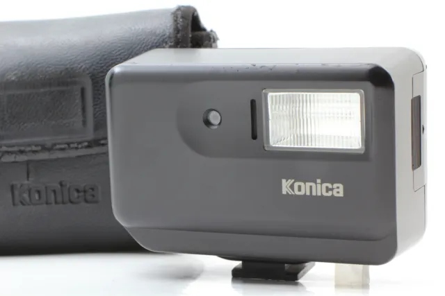 [Near MINT Case] Konica HX-14 Auto Shoe Mount Strobe Flash for Hexar From JAPAN