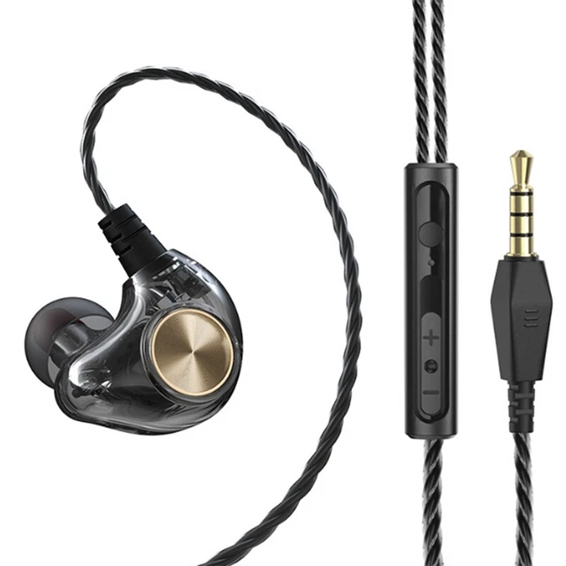 HIFI In-Ear Earphones Wired Headphones Sport Earphone 5D Stereo Surround A8D6
