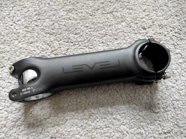 Level Carbon Look Stem / 130mm -7 / Brand New