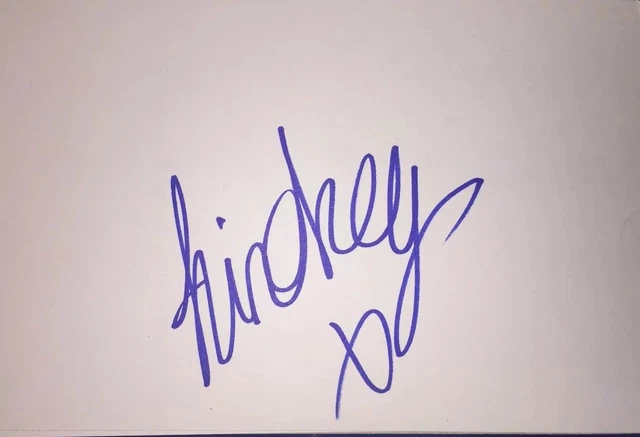 Lindsey Russell Signed 6X4 White Card Presenter Tv Autograph Blue Peter