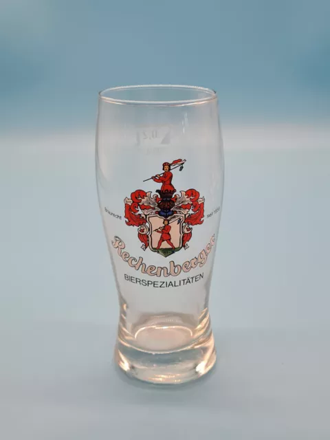 Rechenberger Brauerei Bierglas Bier Glas alt Pils 0,2l