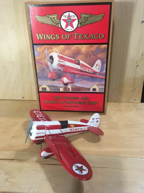 ERTH COLLECTIBLES WINGS OF TEXACO 1930 TRAVEL AIR MODEL R mystery ship