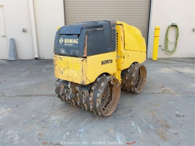 2018 Bomag BMP8500 Walk Behind Vibratory Trench Roller Compactor Kubota bidadoo