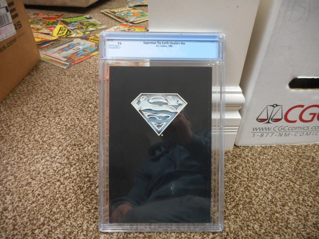 Superman The Earth Stealers nn 1 cgc 9.6 DC 1988 WHITE pgs NM MINT John Byrne 5