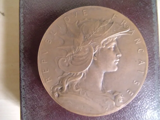 Médaille de table en Bronze  - Concours de Tir - Henri Dubois .