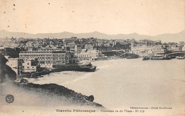 BIARRITZ pittoresque - panorama vu du phare - N° 179 -