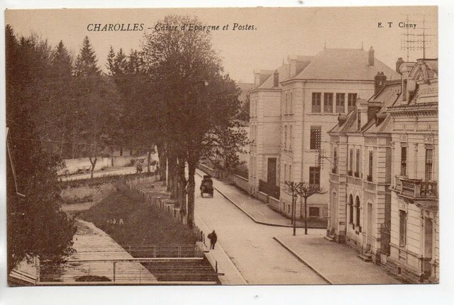 Theme LA POSTE - Post Office - CPA 71 - CHAROLLES - Post Office