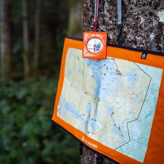 Aqua Quest Trail Kartenetui - 100 % wasserdichtes Dokument Trockenbeutelhalter mit 6