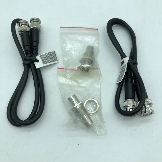 FRONT RACK MOUNT BNC Antenna Kit 50 Ohm Cables Shure Sennheiser Audio