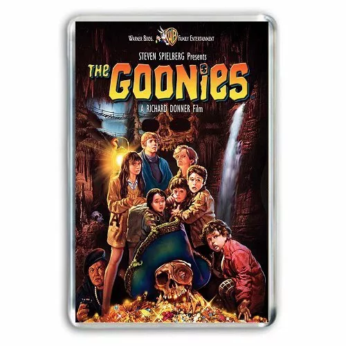 Retro Cult Movie : The Goonies Poster Art Jumbo Fridge /Locker Magnet