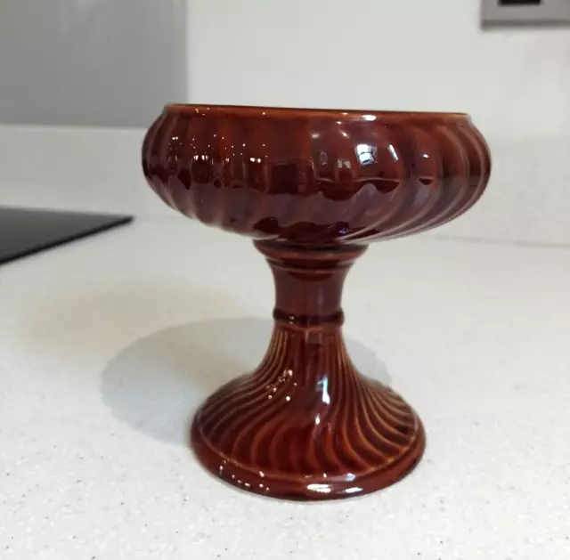 Vintage Dartmouth Pottery England Bowl Pedestal Vase BonBon Purri Dish No.223