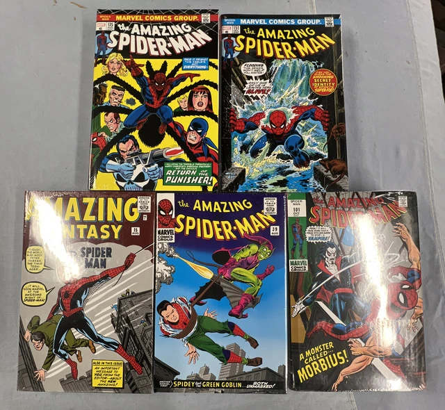 Marvel Comics AMAZING SPIDER-MAN Omnibus Vol #1 2 3 4 5 DM HC Global Shipping