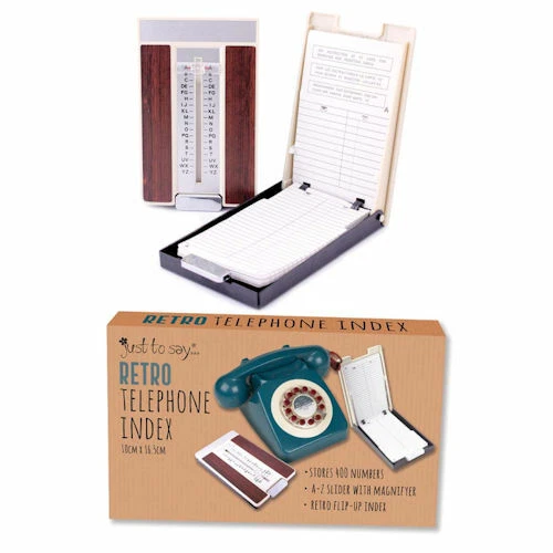 RETRO FLIP OPEN AZ Address Book Telephone Upto 400 Numbers Phone