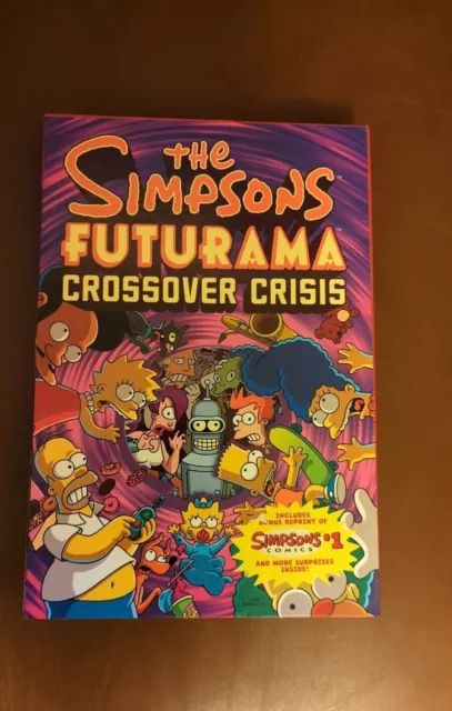 The Simpsons / Futurama Crossover Crisis (2010) Slipcase Hardcover.