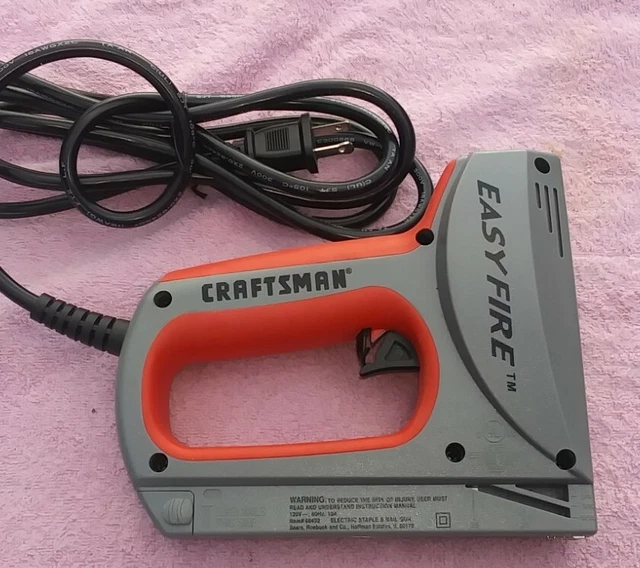 CRAFTSMAN HEAVYDUTY EASYFIRE Stapler/Nail Gun 68432 37.00 PicClick