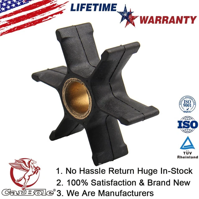 1 New Water Pump Impeller 377230 For Johnson Evinrude OMC Outboard 35/40/50/55HP