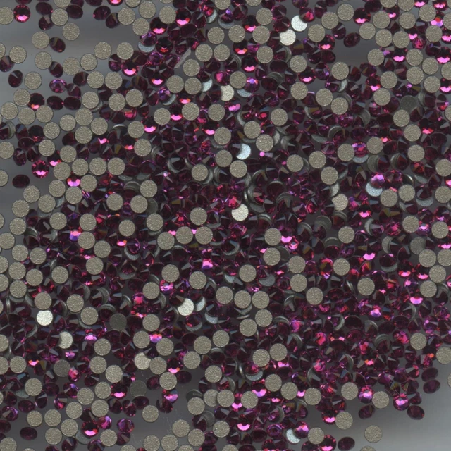 2058 SS5 F *** 30 strass Swarovski fond plat 1,8mm FUCHSIA F