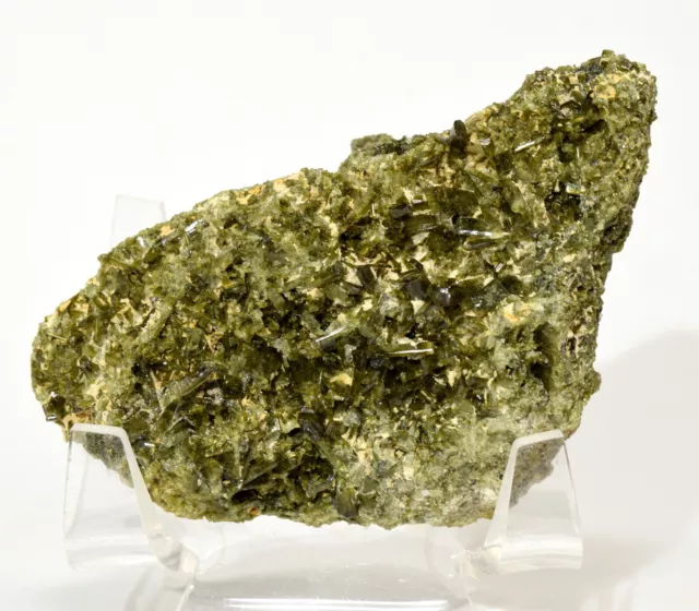 3 " 450ct Grün Epidot Kristall Cluster Natura Funkelndes Edelstein Mineral -