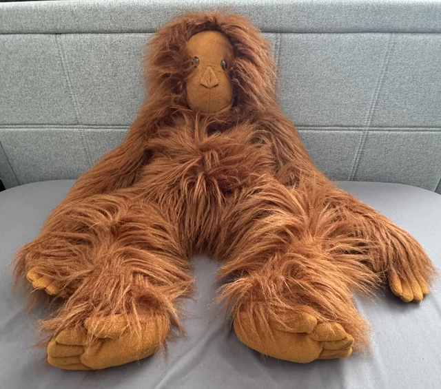 Marionnette Orang-outan The Puppet Company – Grand Format, Bouche Mobile, Banane Incluse, Dès 3 Ans