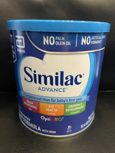 Similac Advance Powder Infant Formula W/ Iron - 12.4oz - New Sealed 10/ 2024
