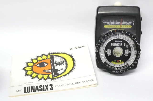 Medidor de exposición Gossen Lunasix 3S usado