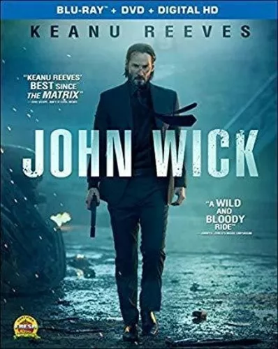 John Wick (Blu-ray/DVD, 2015, lot de 2 disques)