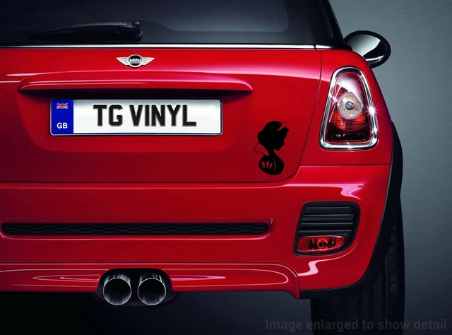6.2& SNOW WHITE BUST Vinyl Decal Sticker Window Laptop Disney Princess ...