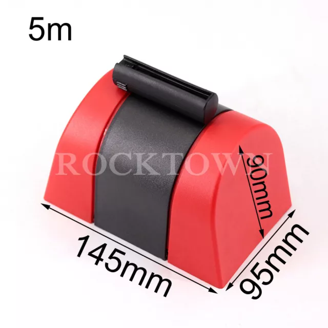 5M RED Retractable barrier tape safety crowd control warning sign belt type UK