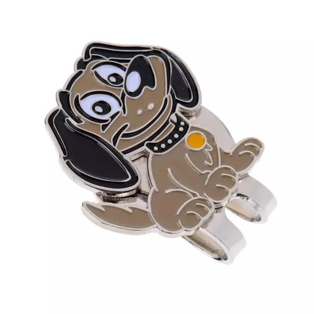 Mini Alloy Hat Clip with Magnetic Golf Ball Marker Funny Dog Pattern 3